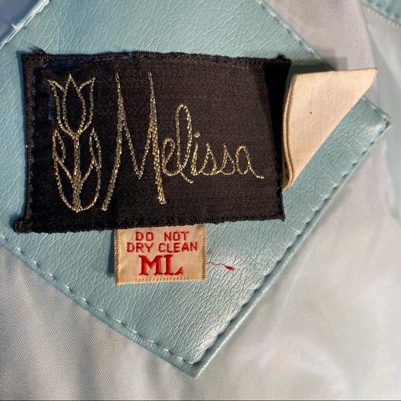 Vintage 80s faux leather jacket - Picture 12 of 15